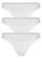 Sverige bavlněné kalhotky vykrojené 3ks bílá XL