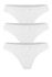 Ria Sport tanga z mikrovlákna 3 ks bílá M