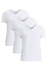 Tezen kvalitní pánské triko do 'V' FTV01 - trojbal bílá XXL