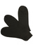 Pánské levné ponožky kotníčkové 3Pack EM1001C černá 40-44