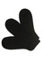 Kvalitní kotníkové ponožky bavlna IM10C - 3 páry černá 40-43