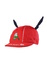 Ušáček dětský klobouček červená 6-9 měs