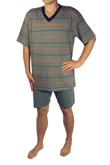 Maddox pánské pyžamo tmavě šedá velikost: L