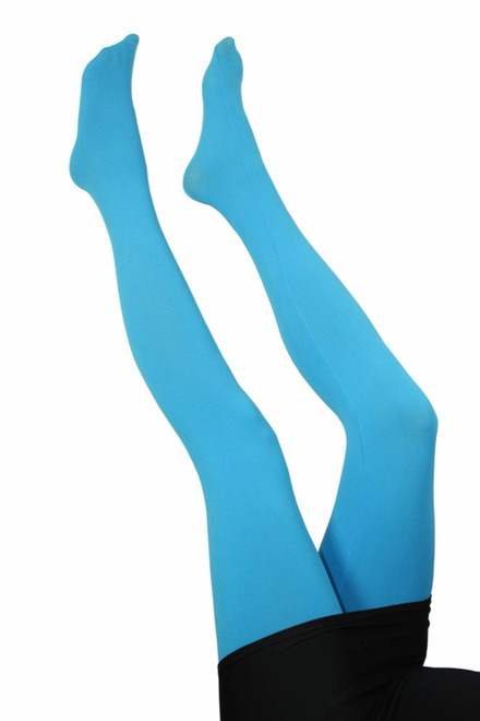 Ellasun - 150 DEN punčochové kalhoty modrá velikost: XL