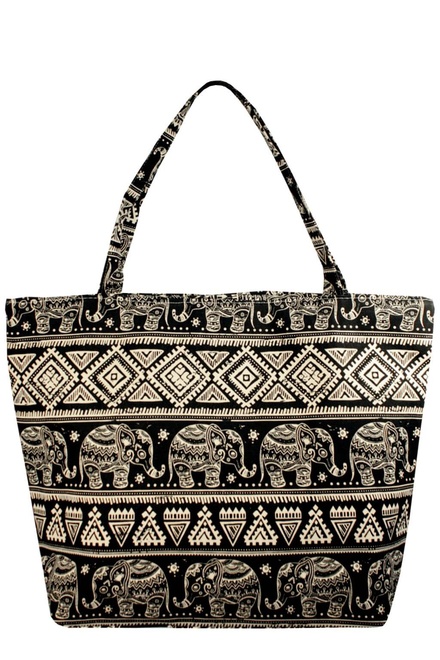 Nitesh plážová taška s indickým motivem