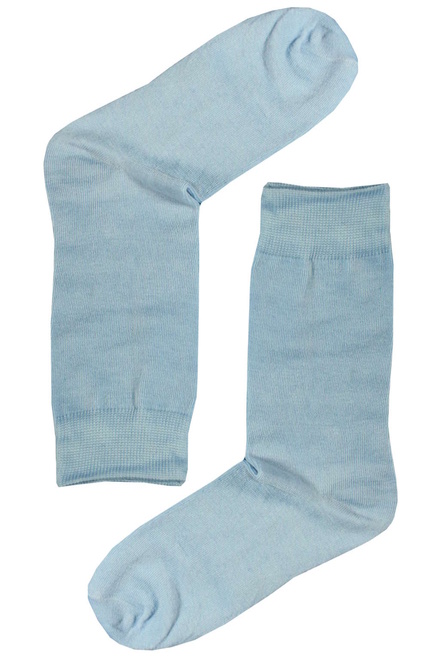Dámské jednobarevné ponožky z bavlny - 5 párů