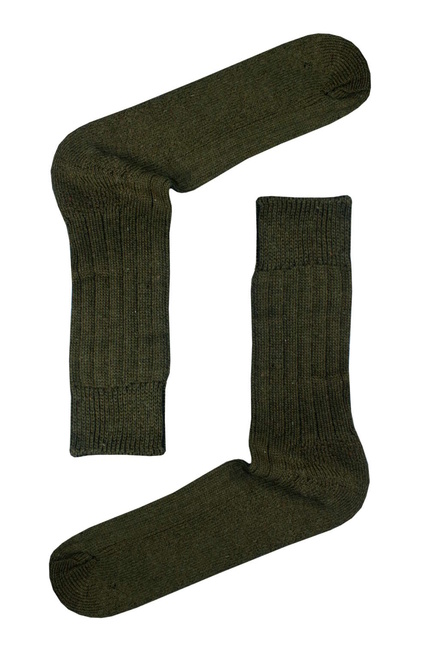 Vojenské ponožky - 3 páry khaki velikost: 39-42