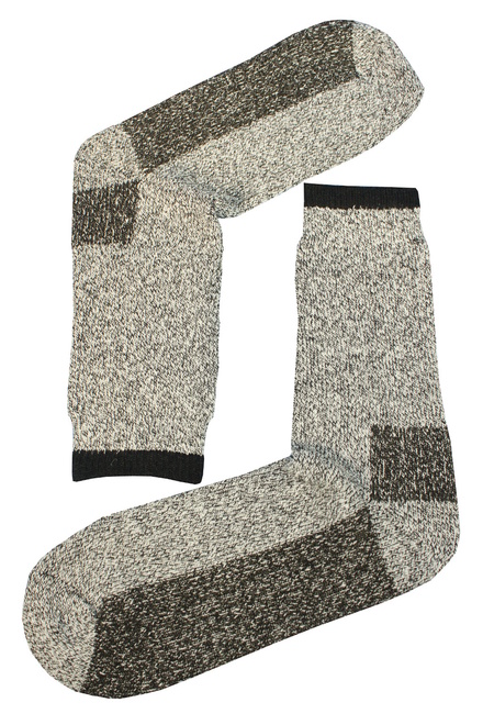 Teplé vlněné ponožky Thermo světle šedá velikost: 43-46