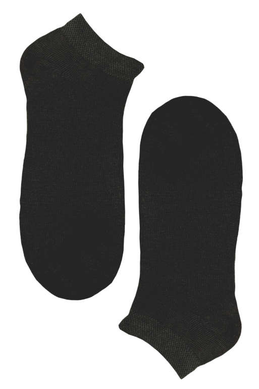 Pánské jednobarevné kotníkové ponožky - 3páry
