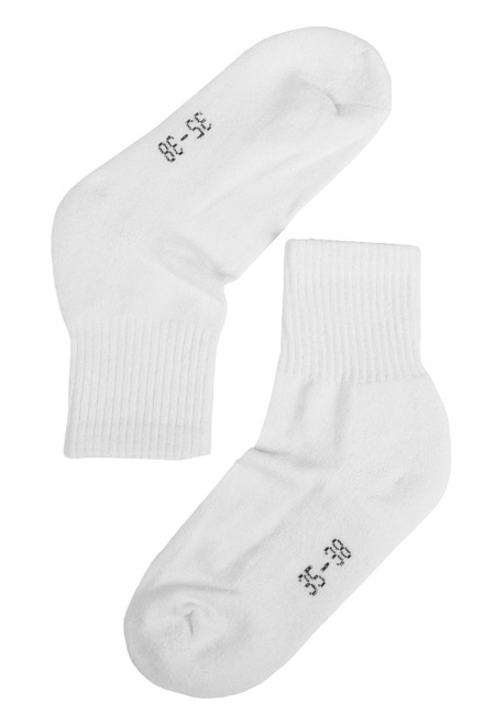 Sport froté ponožky  MW3401A - 3páry bílá velikost: 39-42