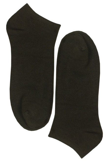 Comfort kotníkové ponožky pro muže NM3010C - 3páry černá velikost: 40-44