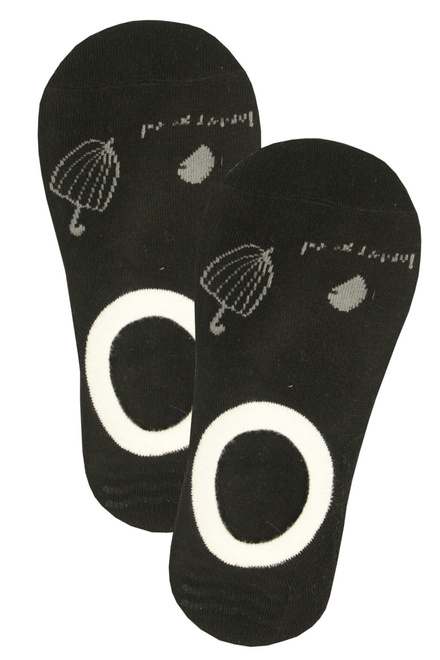 Himi bavlněné skryté ponožky s obrázkem - 3 ks MIX velikost: 38-41