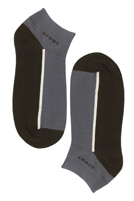 Bamboo zdravotní kotníkové ponožky - 3páry MIX velikost: 40-43