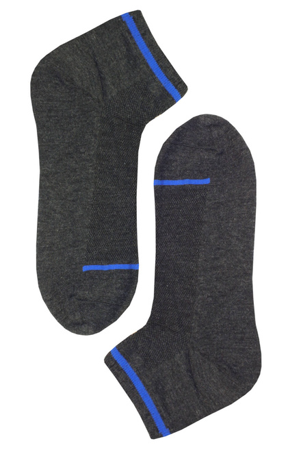 Pánské bambus kotníčkové ponožky - 3páry MIX velikost: 43-47