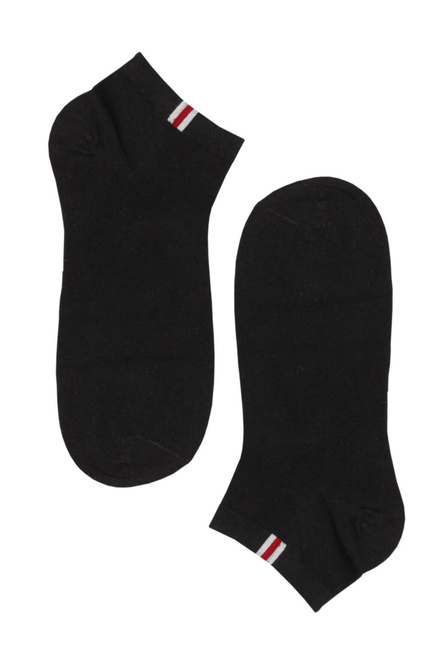 Bavlněné kotníkové ponožky pánské CM112 - 3 páry MIX velikost: 40-43