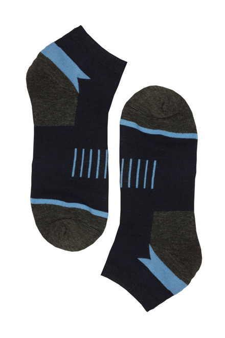 Sportovní kotníkové ponožky zdravotní XM2238 - 3 páry MIX velikost: 44-47
