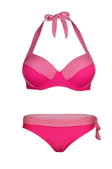 Frencis Pink dámské módní plavky S281 růžová velikost: M