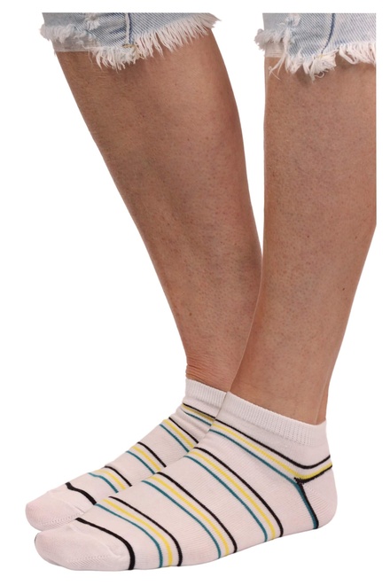 Bellinda ponožky - pánské nízké bavlněné s proužky