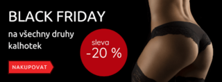 Black Friday - Sleva 20 % na kalhotky